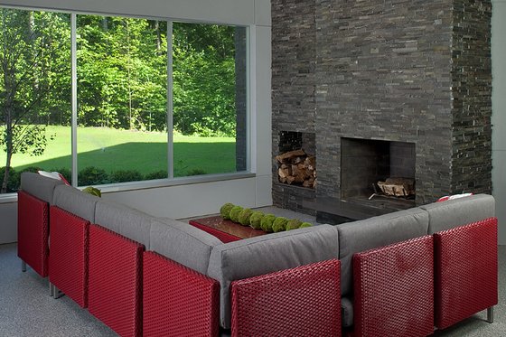 Interior - Family Room for Contemporary House Plan #928-255 - 4 bed, 4.5 bath