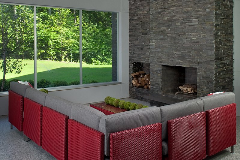 Architectural House Design - Interior - Family Room for Contemporary House Plan #928-255 - 4 bed, 4.5 bath