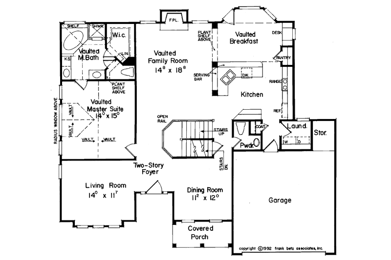 Home Plan - Floor Plan - Main Floor for Traditional House Plan #927-115 - 3 bed, 2.5 bath