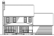 Farmhouse Style House Plan - 3 Beds 2.5 Baths 1792 Sq/Ft Plan #929-241 