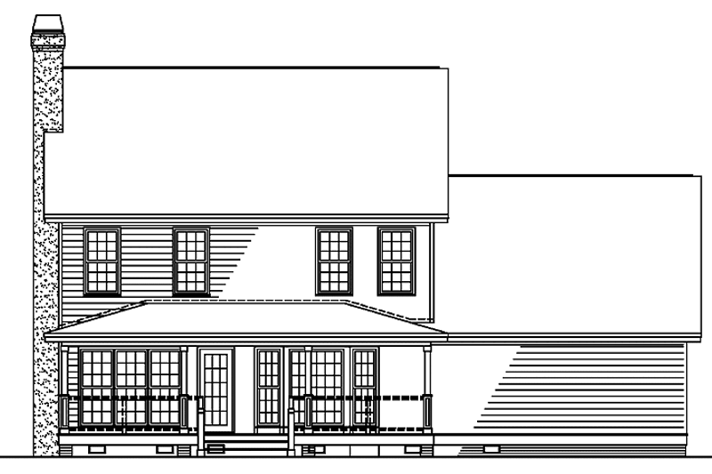 Farmhouse Style House Plan - 3 Beds 2.5 Baths 1792 Sq/Ft Plan #929-241 ...