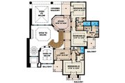 Mediterranean Style House Plan - 5 Beds 5 Baths 4428 Sq/Ft Plan #27-428 
