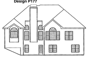 Mediterranean Style House Plan - 4 Beds 3 Baths 2416 Sq/Ft Plan #927-105 