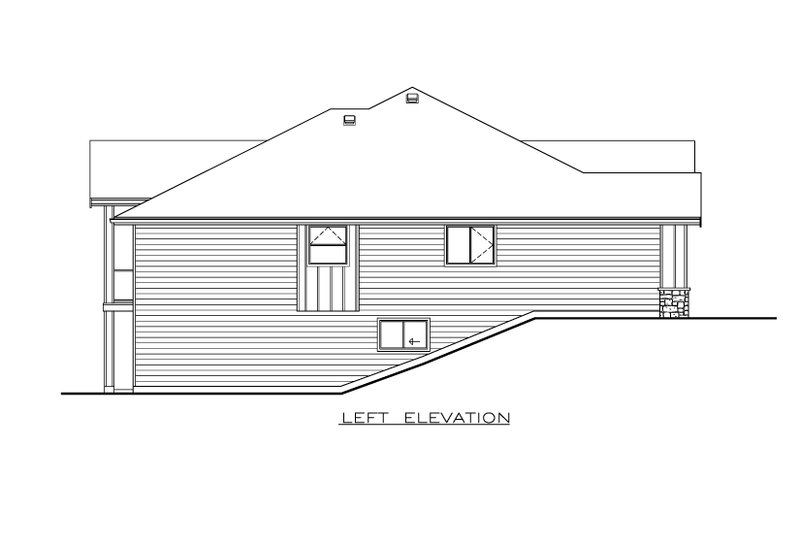 House Design - Exterior - Other Elevation for Farmhouse House Plan #1100-47 - 3 bed, 2 bath