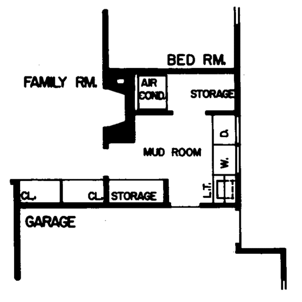 House Blueprint - Ranch Floor Plan - Other Floor Plan #72-494