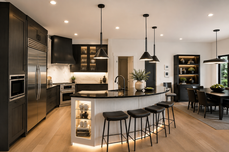 Architectural House Design - Interior - Kitchen for Farmhouse House Plan #928-461 - 3 bed, 2 bath
