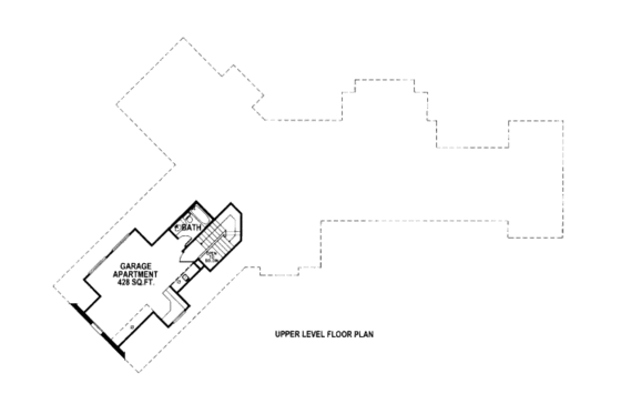 Floor Plan - Upper Floor for Country House Plan #141-331 - 4 bed, 3.5 bath