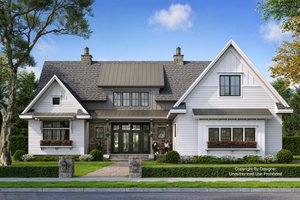 Farmhouse Exterior - Front Elevation Plan #51-1156
