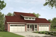 Craftsman Style House Plan - 1 Beds 1.5 Baths 1026 Sq/Ft Plan #57-395 