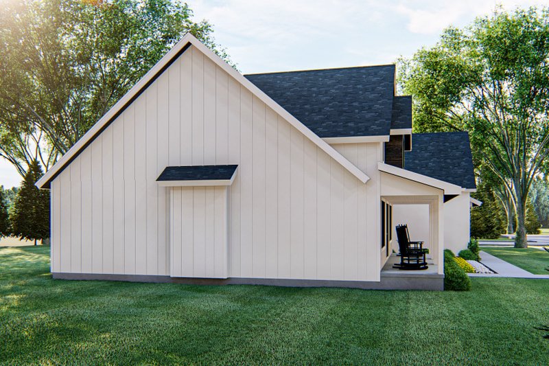 House Design - Exterior - Other Elevation for Modern House Plan #455-295 - 3 bed, 2 bath