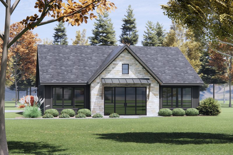 Architectural House Design - Exterior - Front Elevation 5 for Farmhouse House Plan #1096-137 - 4 bed, 3 bath