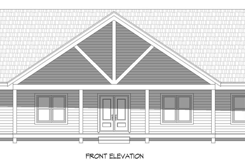 Dream House Plan - Exterior - Front Elevation 3 for Southern House Plan #932-774 - 3 bed, 2.5 bath