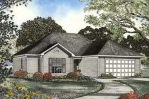 Traditional Exterior - Front Elevation Plan #17-606