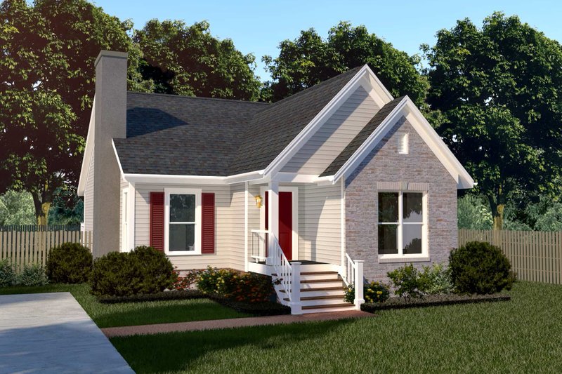 House Design - Southern Exterior - Front Elevation Plan #79-161