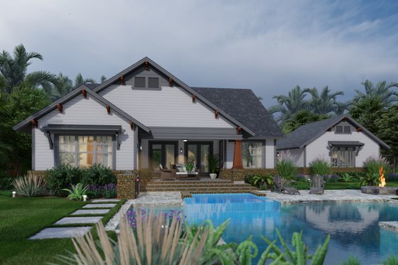 Exterior - Other Elevation 5 for Cottage House Plan #120-278 - 3 bed, 2 bath