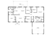 Ranch Style House Plan - 3 Beds 2 Baths 2458 Sq/Ft Plan #1060-31 