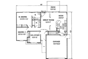 Ranch Style House Plan - 3 Beds 2 Baths 1175 Sq/Ft Plan #116-152 