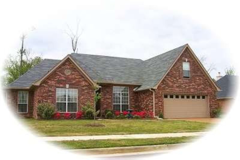 Exterior - Front Elevation 2 for European House Plan #81-1550 - 3 bed, 2 bath