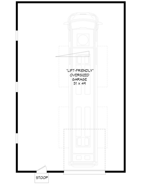Contemporary Floor Plan - Main Floor Plan #932-255