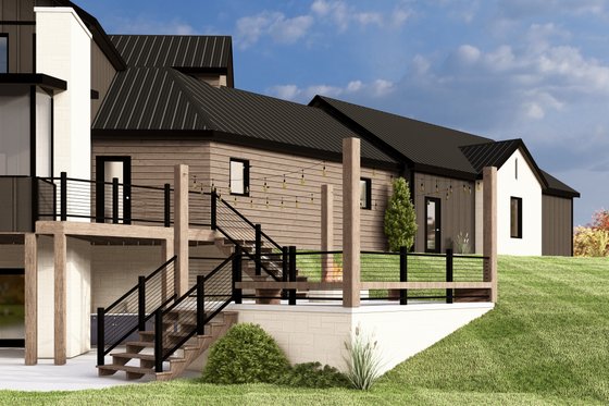 Exterior - Outdoor Living for Contemporary House Plan #1064-367 - 4 bed, 4.5 bath
