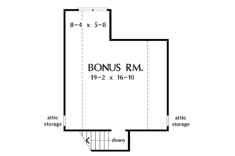 Home Plan - Floor Plan - Other Floor for Country House Plan #929-335 - 3 bed, 2 bath