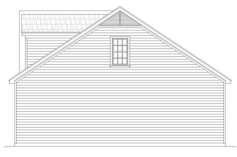 Dream House Plan - Exterior - Other Elevation 1 for Country House Plan #932-124, 0 bath
