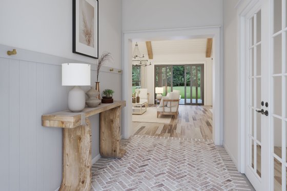 Interior - Entry for Farmhouse House Plan #430-406 - 5 bed, 3.5 bath