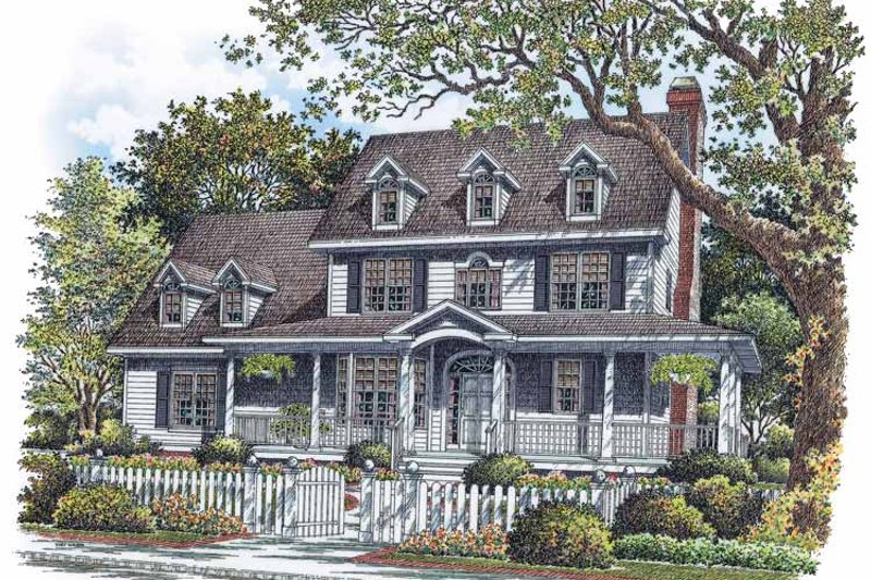 Home Plan - Country Exterior - Front Elevation Plan #929-737