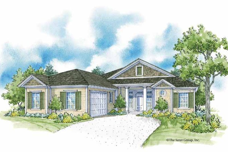 Home Plan - Country Exterior - Front Elevation Plan #930-366