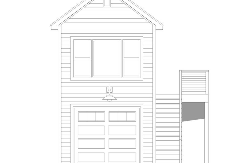 House Plan Design - Exterior - Front Elevation 3 for Country House Plan #932-291, 1.5 bath