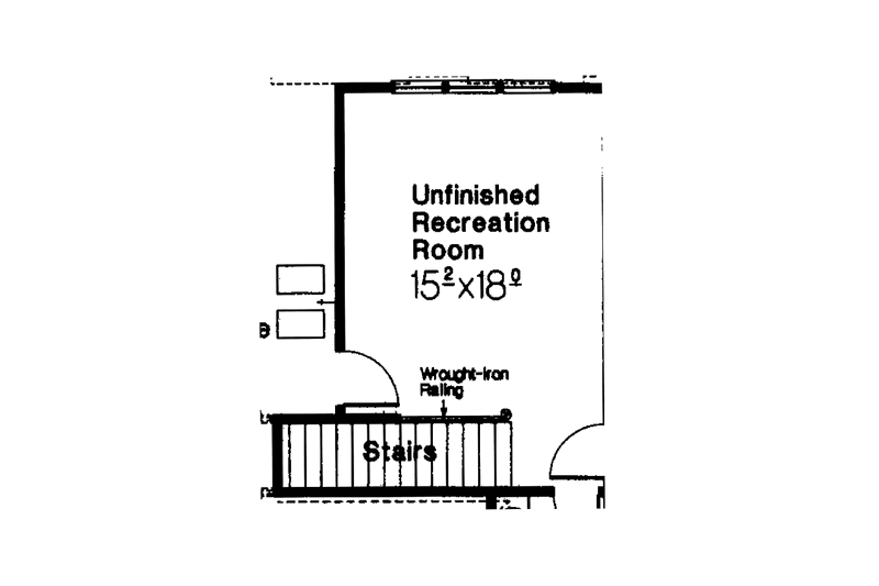 House Blueprint - Floor Plan - Other Floor for European House Plan #310-1240 - 4 bed, 2 bath