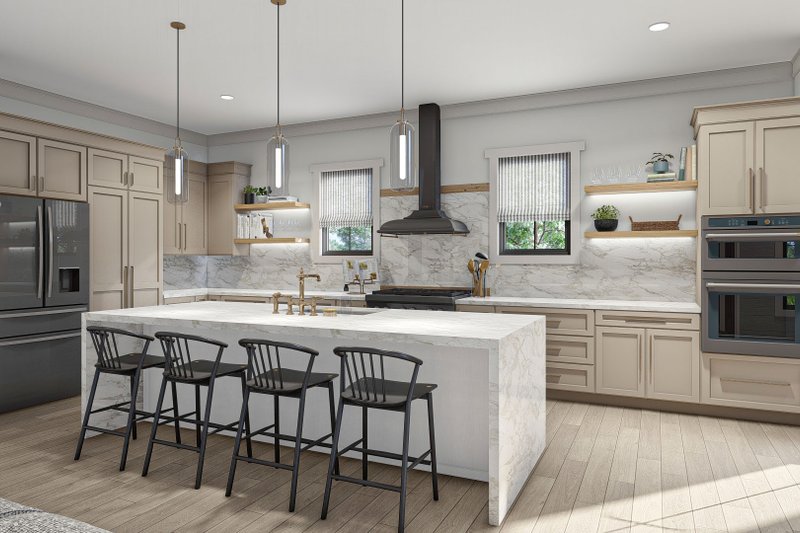 Dream House Plan - Interior - Kitchen 1 for Traditional House Plan #455-557 - 5 bed, 3.5 bath