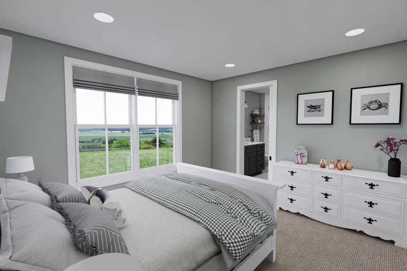 Architectural House Design - Interior - Bedroom for Farmhouse House Plan #51-1560 - 6 bed, 4.5 bath