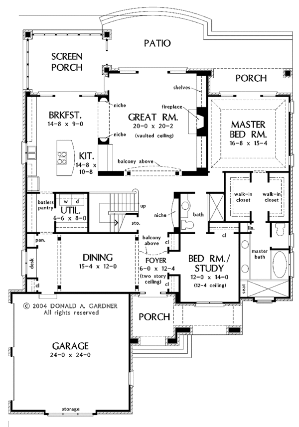House Plan Design - Traditional Floor Plan - Main Floor Plan #929-738