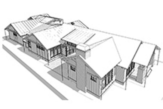Exterior - Other Elevation for Craftsman House Plan #895-163 - 3 bed, 2 bath