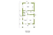 Craftsman Style House Plan - 1 Beds 1 Baths 495 Sq/Ft Plan #1106-123 Floor 