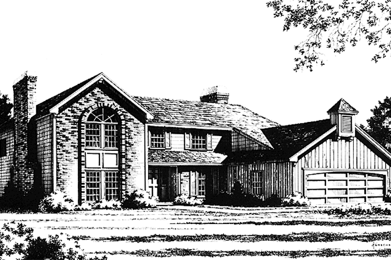 Dream House Plan - Traditional Exterior - Front Elevation Plan #1001-152