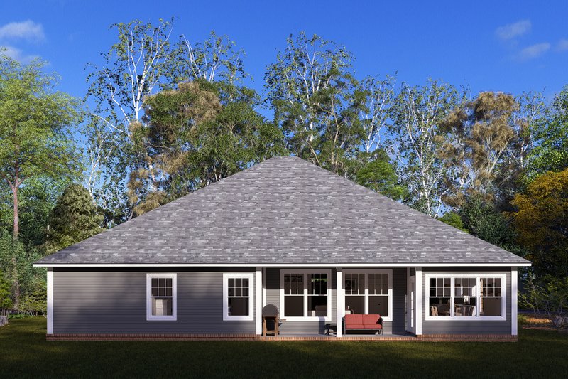 Dream House Plan - Exterior - Rear Elevation for Craftsman House Plan #513-2168 - 4 bed, 3.5 bath