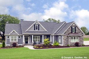 Home Plan - Craftsman Exterior - Front Elevation Plan #929-1025