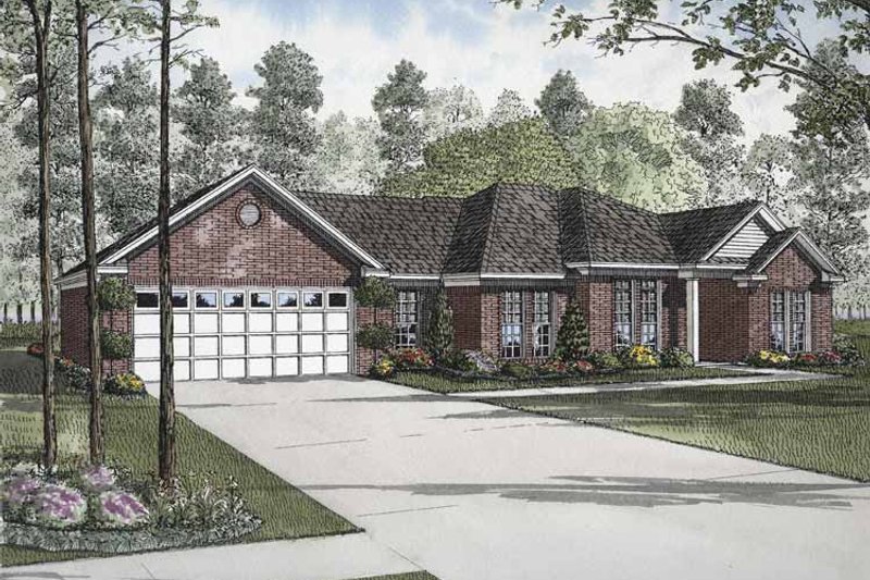 Home Plan - Ranch Exterior - Front Elevation Plan #17-2836