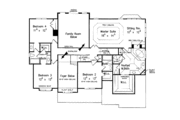 Traditional Style House Plan - 5 Beds 4 Baths 3315 Sq/Ft Plan #927-489 