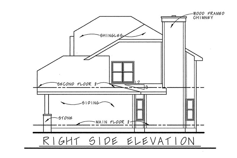 House Plan Design - Floor Plan - Other Floor for Cottage House Plan #20-2033 - 4 bed, 2.5 bath