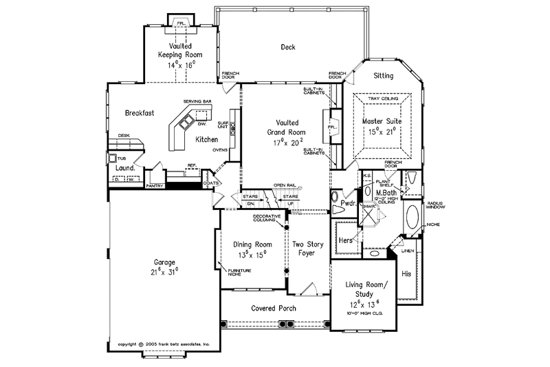 Home Plan - Floor Plan - Main Floor for Traditional House Plan #927-365 - 4 bed, 3.5 bath