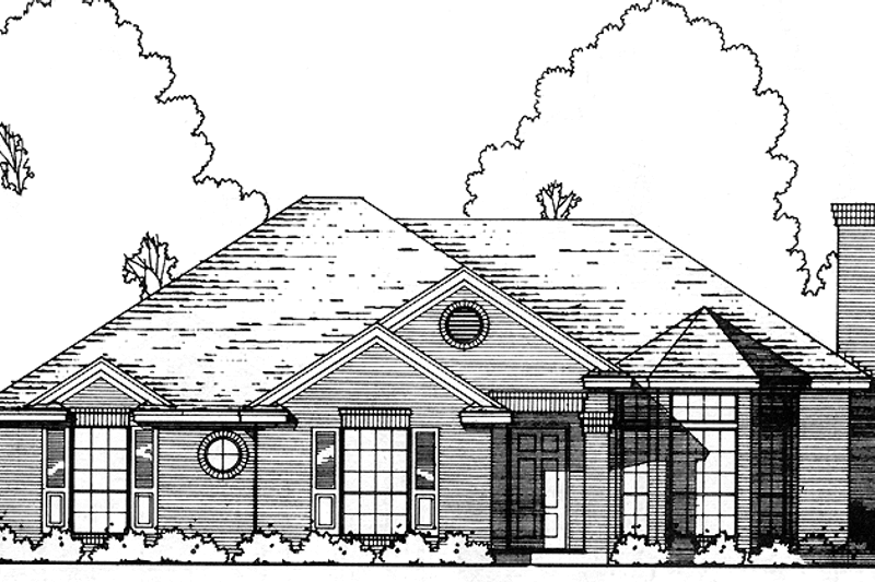 House Design - Traditional Exterior - Front Elevation Plan #40-470