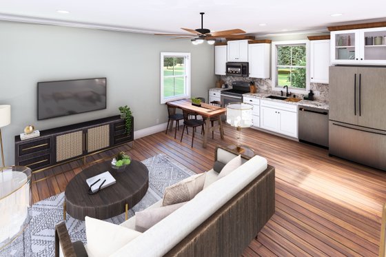 Interior - Other for Cottage House Plan #44-298 - 2 bed, 1 bath