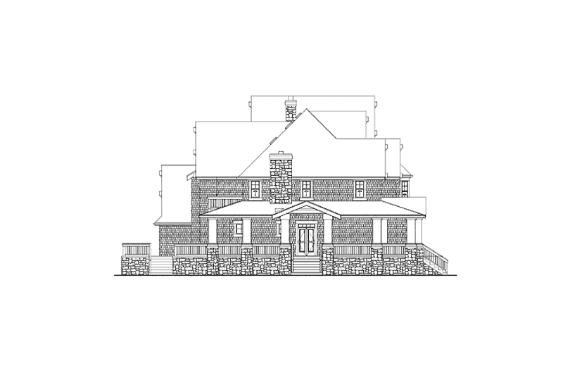 Dream House Plan - Exterior - Other Elevation for Craftsman House Plan #132-252 - 4 bed, 4 bath