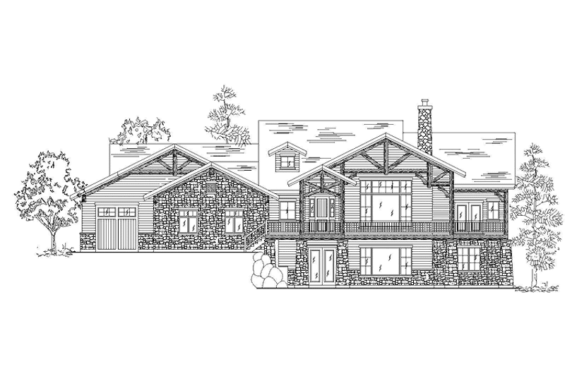 Architectural House Design - Exterior - Front Elevation 3 for Craftsman House Plan #945-127 - 2 bed, 2 bath
