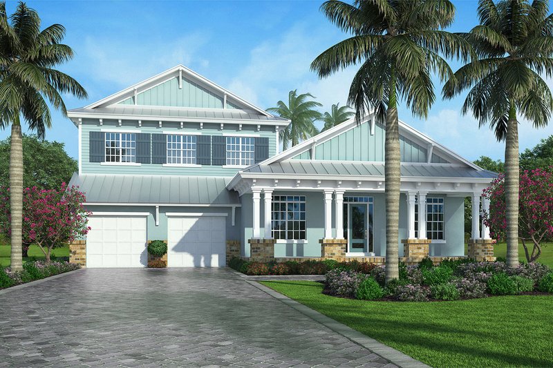 Home Plan - Cottage Exterior - Front Elevation Plan #938-89