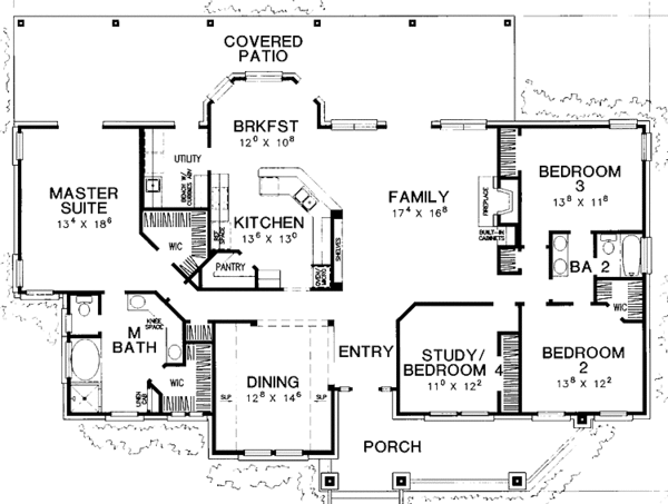 Architectural House Design - Country Floor Plan - Main Floor Plan #472-260