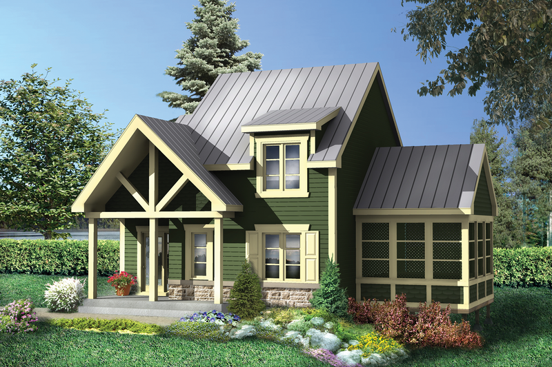 Dream House Plan - Country Exterior - Front Elevation Plan #25-4619
